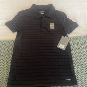Boys brand new medium polo black .. quick dry material dry fit